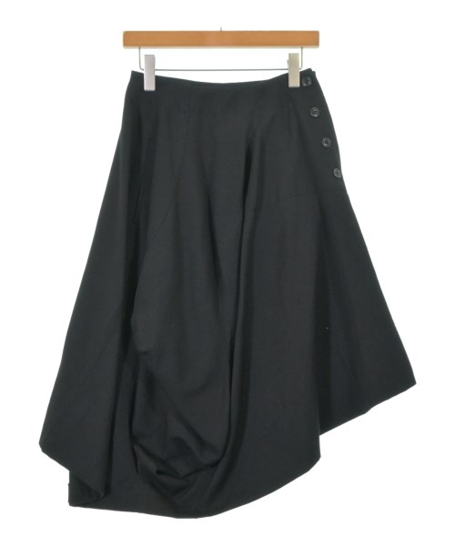 COMME des GARCONS(コムデギャルソン)ひざ丈スカート 黒 サイズ:S/2200671600068