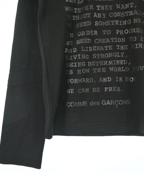 COMME des GARCONS（コムデギャルソン）Tシャツ・カットソー 黒 サイズ:XS レディース/2200671600082