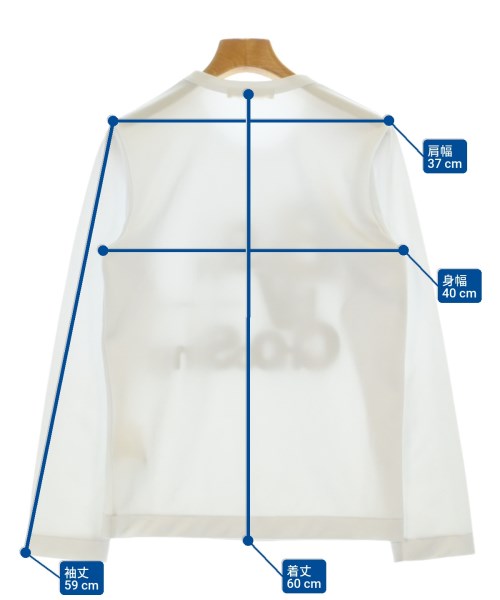COMME des GARCONS（コムデギャルソン）Tシャツ・カットソー 白 サイズ:M レディース/2200672097119