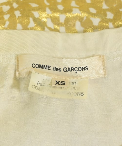 COMME des GARCONS（コムデギャルソン）Tシャツ・カットソー ゴールド サイズ:XS レディース/2200728723115