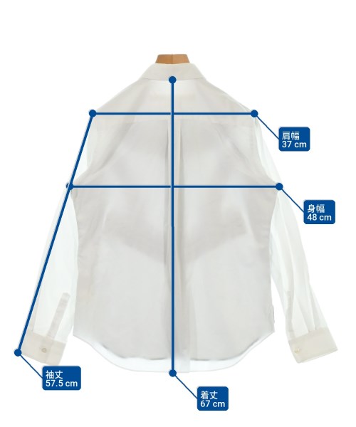 COMME des GARCONS（コムデギャルソン）カジュアルシャツ 白 サイズ:S レディース/2200728723122