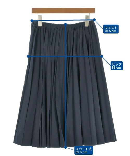 COMME des GARCONS（コムデギャルソン）ロング・マキシ丈スカート 紺 サイズ:S レディース/2200724308033