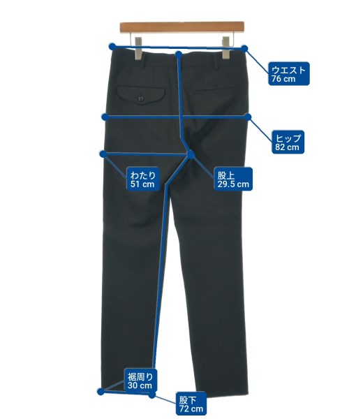 COMME des GARCONS（コムデギャルソン）スラックス 黒 サイズ:XS レディース/2200731690145
