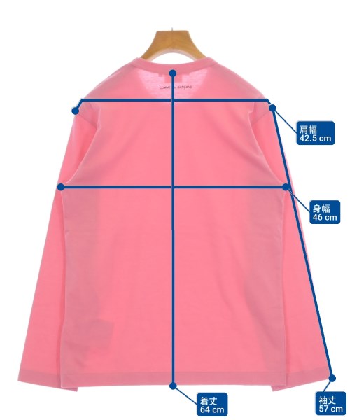 COMME des GARCONS（コムデギャルソン）Tシャツ・カットソー ピンク サイズ:M レディース/2200732044060