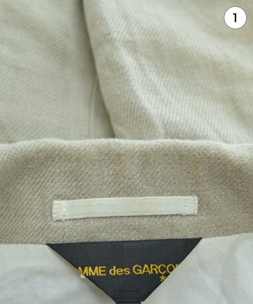 COMME des GARCONS（コムデギャルソン）ジャケット ベージュ サイズ:XS レディース/2200732181031