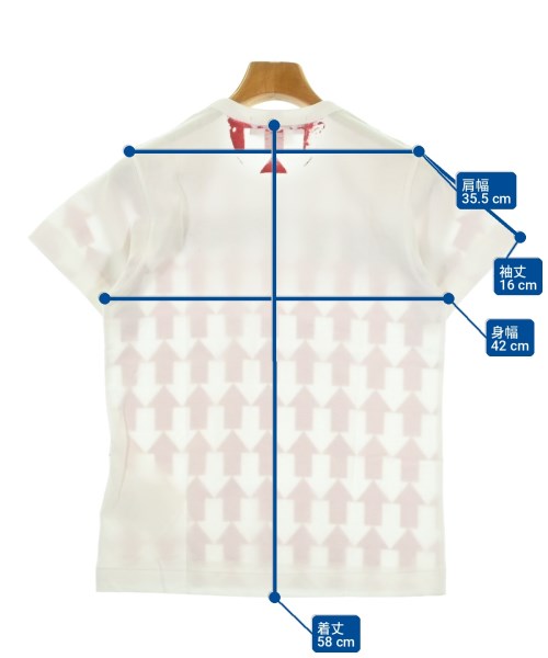 COMME des GARCONS（コムデギャルソン）Tシャツ・カットソー 白 サイズ:M メンズ/2200728911055