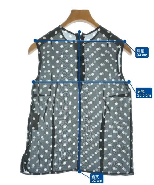 COMME des GARCONS（コムデギャルソン）ブラウス 黒 サイズ:XS レディース/2200734628022