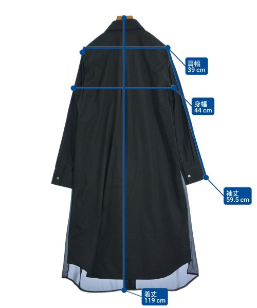 COMME des GARCONS（コムデギャルソン）シャツワンピース 黒 サイズ:M レディース/2200734656025