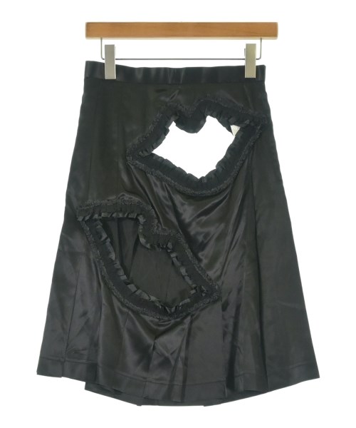 COMME des GARCONS（コムデギャルソン）ひざ丈スカート 黒 サイズ:XS レディース/2200729121149