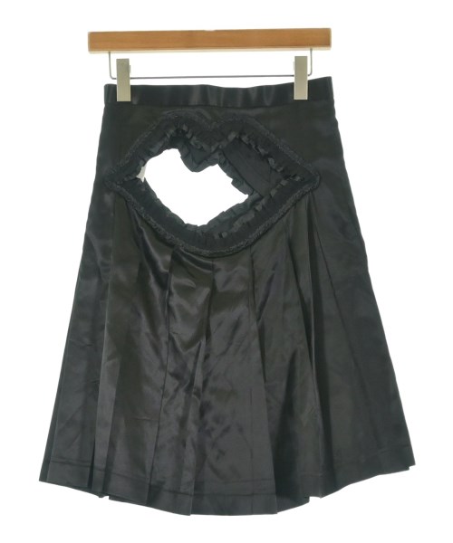 COMME des GARCONS（コムデギャルソン）ひざ丈スカート 黒 サイズ:XS レディース/2200729121149