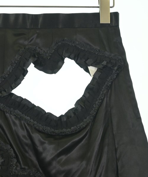 COMME des GARCONS（コムデギャルソン）ひざ丈スカート 黒 サイズ:XS レディース/2200729121149