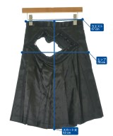 COMME des GARCONS（コムデギャルソン）ひざ丈スカート 黒 サイズ:XS レディース/2200729121149