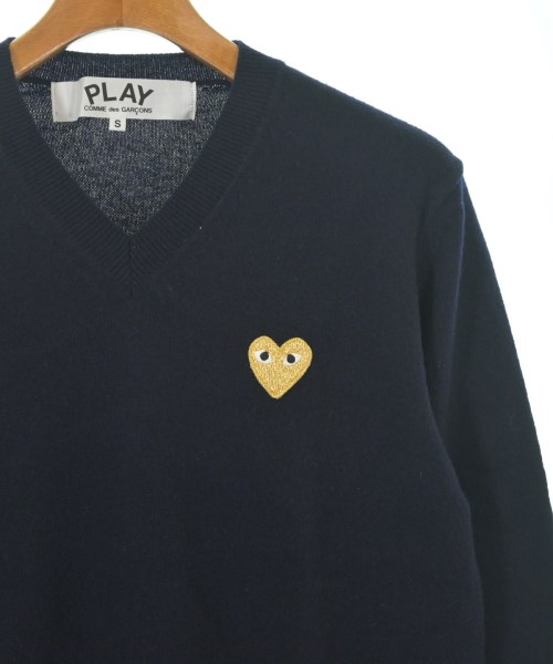 PLAY COMME des GARCONS（プレイコムデギャルソン）ニット・セーター 紺 サイズ:S メンズ/2200736171090