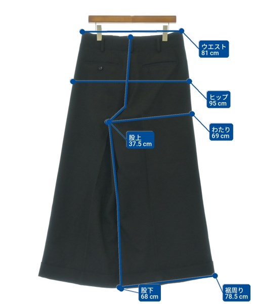 COMME des GARCONS（コムデギャルソン）スラックス 黒 サイズ:M レディース/2200736366014