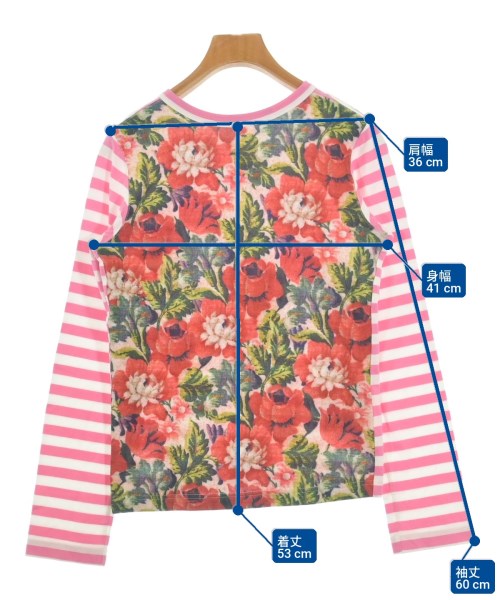 COMME des GARCONS（コムデギャルソン）Tシャツ・カットソー ピンク サイズ:S レディース/2200737031089