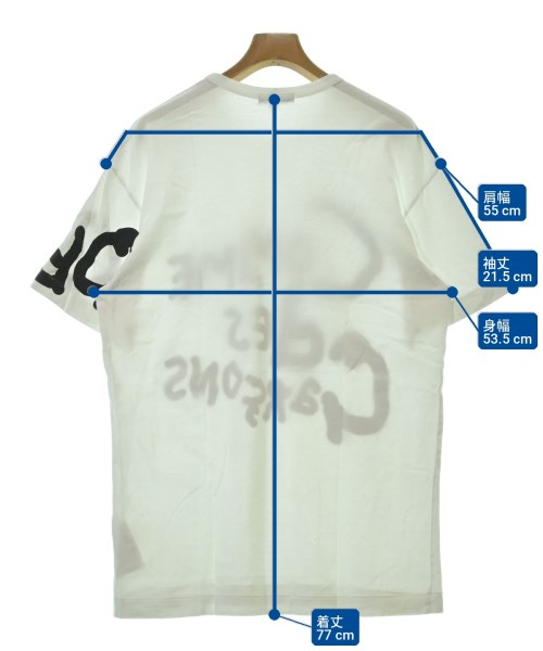 COMME des GARCONS（コムデギャルソン）Tシャツ・カットソー 白 サイズ:XXL メンズ/2200719979057