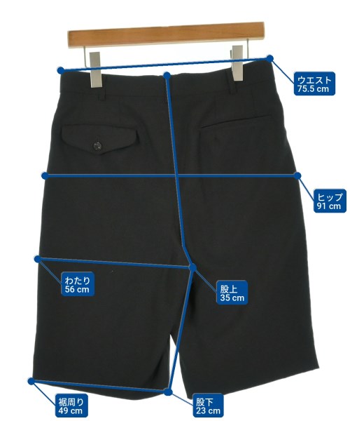 COMME des GARCONS（コムデギャルソン）ショートパンツ 黒 サイズ:S レディース/2200719320026