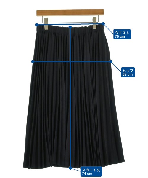 COMME des GARCONS（コムデギャルソン）ロング・マキシ丈スカート 紺 サイズ:S レディース/2200722069097
