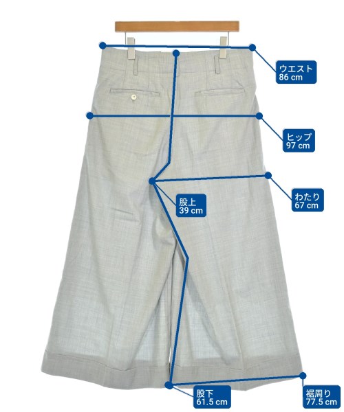 COMME des GARCONS（コムデギャルソン）スラックス グレー サイズ:L レディース/2200722386095