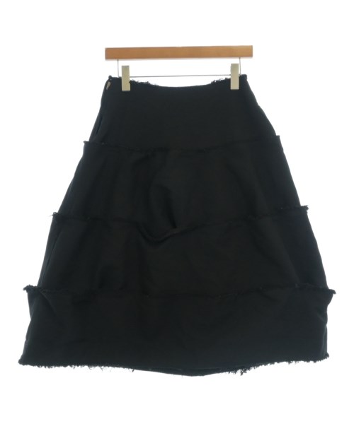 COMME des GARCONS（コムデギャルソン）ひざ丈スカート 黒 サイズ:S レディース/2200723814023