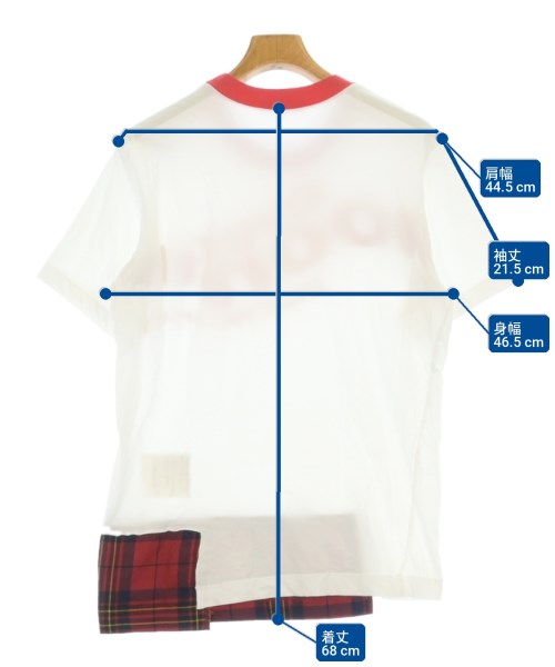 COMME des GARCONS（コムデギャルソン）Tシャツ・カットソー 白 サイズ:M メンズ/2200724419050