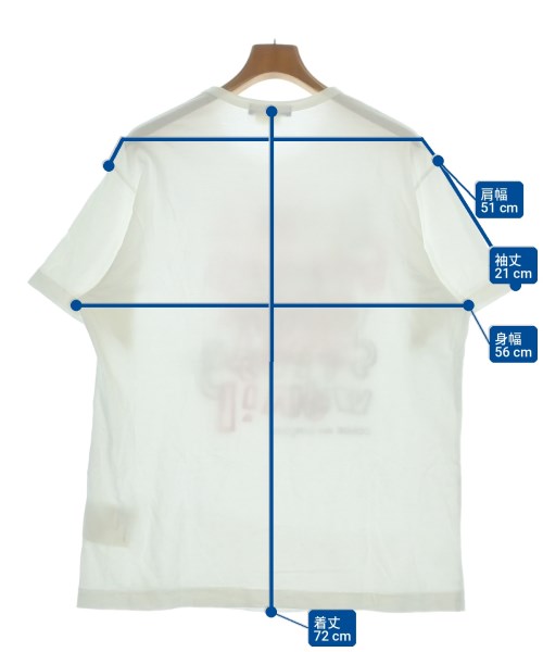 COMME des GARCONS（コムデギャルソン）Tシャツ・カットソー 白 サイズ:L メンズ/2200721181141