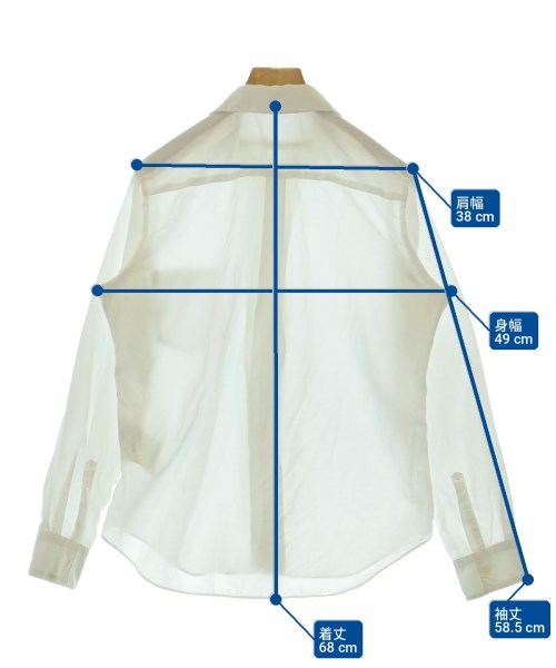 COMME des GARCONS（コムデギャルソン）カジュアルシャツ 白 サイズ:S レディース/2200720673173