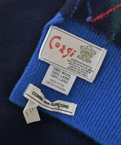 COMME des GARCONS（コムデギャルソン）マフラー 紺 サイズ:- レディース/2200703575524