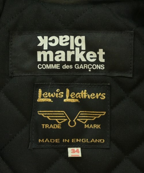COMME des GARCONS（コムデギャルソン）ライダース 黒 サイズ:34(S位) メンズ/2200728197015