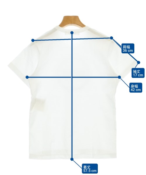 COMME des GARCONS（コムデギャルソン）Tシャツ・カットソー 白 サイズ:M レディース/2200728858282