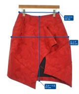 COMME des GARCONS（コムデギャルソン）ひざ丈スカート 赤 サイズ:S レディース/2200677492049
