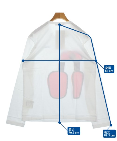 COMME des GARCONS（コムデギャルソン）Tシャツ・カットソー 白 サイズ:XL メンズ/2200683379020