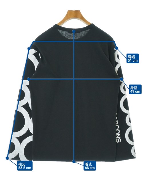 COMME des GARCONS（コムデギャルソン）Tシャツ・カットソー 黒 サイズ:L メンズ/2200681655065