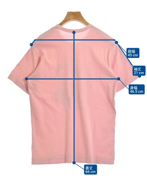 COMME des GARCONS（コムデギャルソン）Tシャツ・カットソー ピンク サイズ:M メンズ/2200683714111