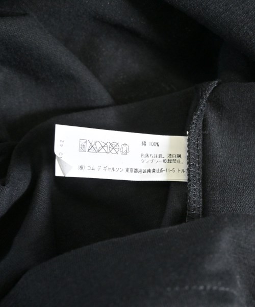 COMME des GARCONS（コムデギャルソン）Tシャツ・カットソー 黒 サイズ:M メンズ/2200683714180