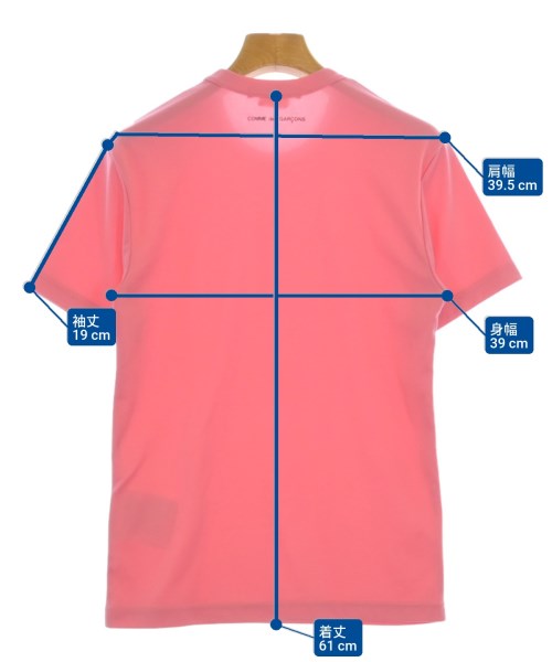 COMME des GARCONS（コムデギャルソン）Tシャツ・カットソー ピンク サイズ:XS レディース/2200683338133