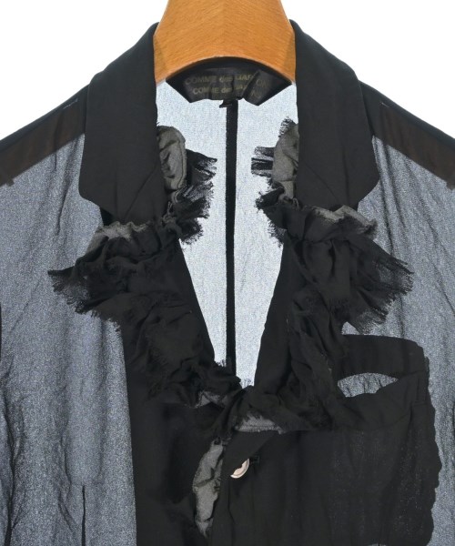 COMME des GARCONS（コムデギャルソン）カジュアルジャケット 黒 サイズ:S レディース/2200675754040