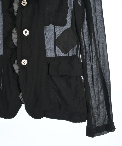 COMME des GARCONS（コムデギャルソン）カジュアルジャケット 黒 サイズ:S レディース/2200675754040