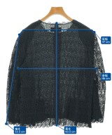 COMME des GARCONS（コムデギャルソン）ノーカラージャケット 紺 サイズ:M レディース/2200678358061