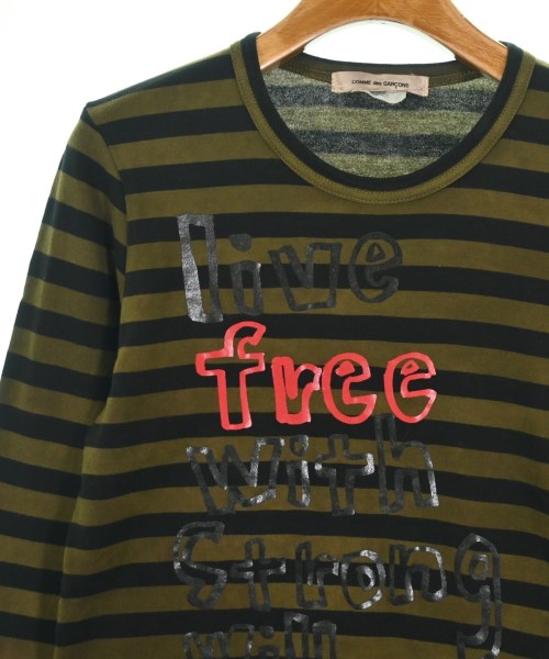 COMME des GARCONS（コムデギャルソン）Tシャツ・カットソー カーキ サイズ:XS レディース/2200685699034