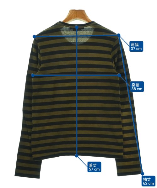 COMME des GARCONS（コムデギャルソン）Tシャツ・カットソー カーキ サイズ:XS レディース/2200685699034