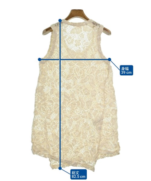 COMME des GARCONS（コムデギャルソン）ノースリーブ ベージュ サイズ:M レディース/2200686207023