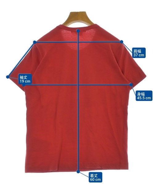 COMME des GARCONS（コムデギャルソン）Tシャツ・カットソー 赤 サイズ:M レディース/2200687431083