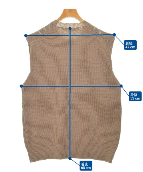 COMME des GARCONS（コムデギャルソン）ベスト 茶 サイズ:F レディース/2200680633101