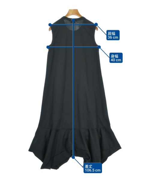COMME des GARCONS（コムデギャルソン）ワンピース 黒 サイズ:M レディース/2200688529017