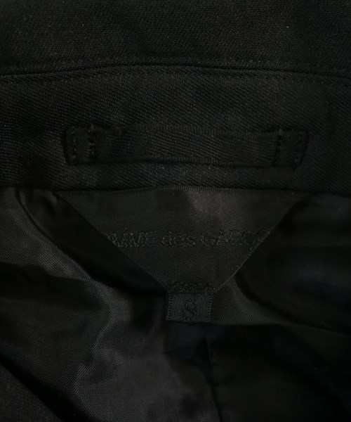 COMME des GARCONS（コムデギャルソン）ジャケット 黒 サイズ:S レディース/2200689666018