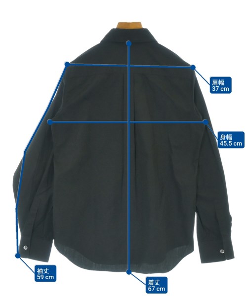 COMME des GARCONS（コムデギャルソン）カジュアルシャツ 黒 サイズ:XS レディース/2200685645031