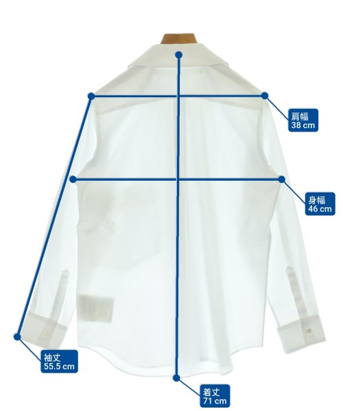 COMME des GARCONS（コムデギャルソン）カジュアルシャツ 白 サイズ:XS レディース/2200685645055