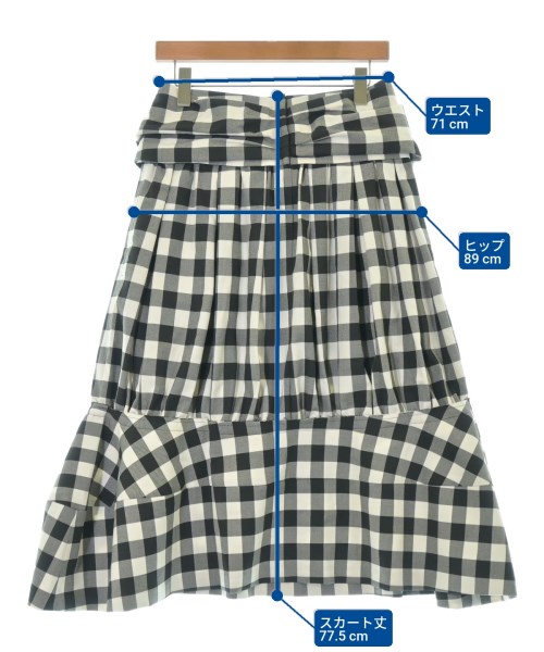 COMME des GARCONS（コムデギャルソン）ロング・マキシ丈スカート 白 サイズ:S レディース/2200686451020