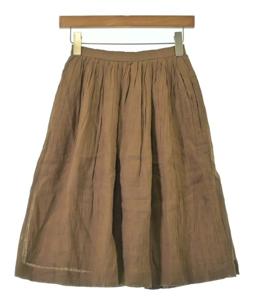 COMME des GARCONS（コムデギャルソン）ひざ丈スカート 茶 サイズ:-(XS位) レディース/2200691177182